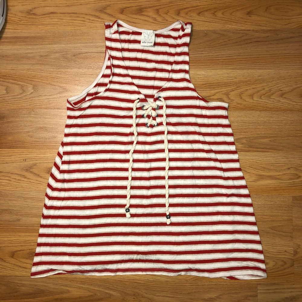 Ella Moss Striped Tank